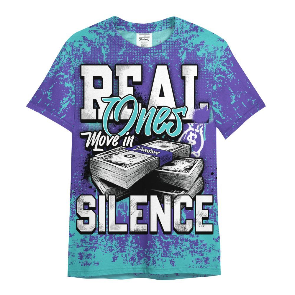 Shirt To Match Low Hornets 1s - Move In Silence Money Street Retro All Over Print