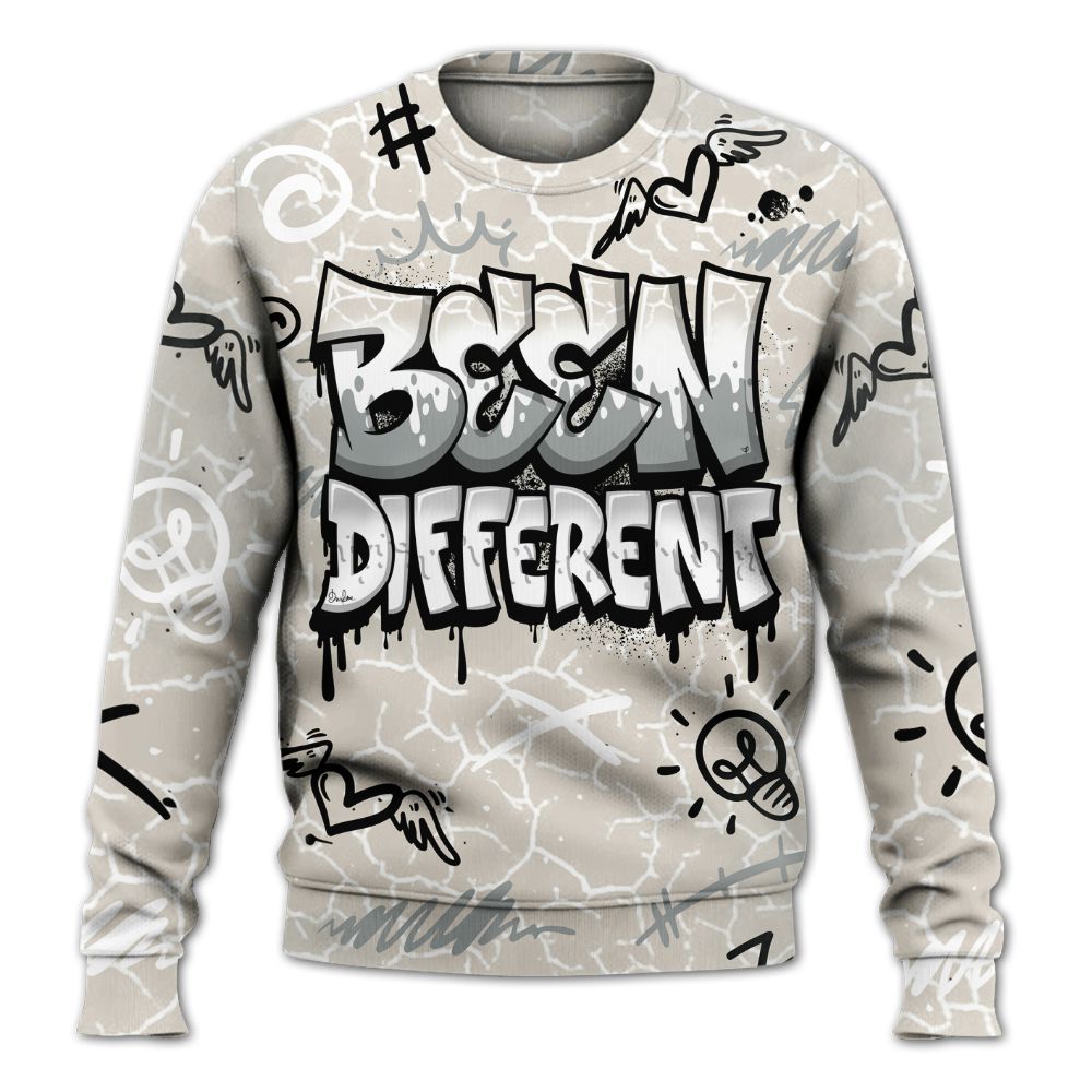 Sweatshirt To Match Retro Pure Money 3s - Drip Been Di2ferent All Over Print