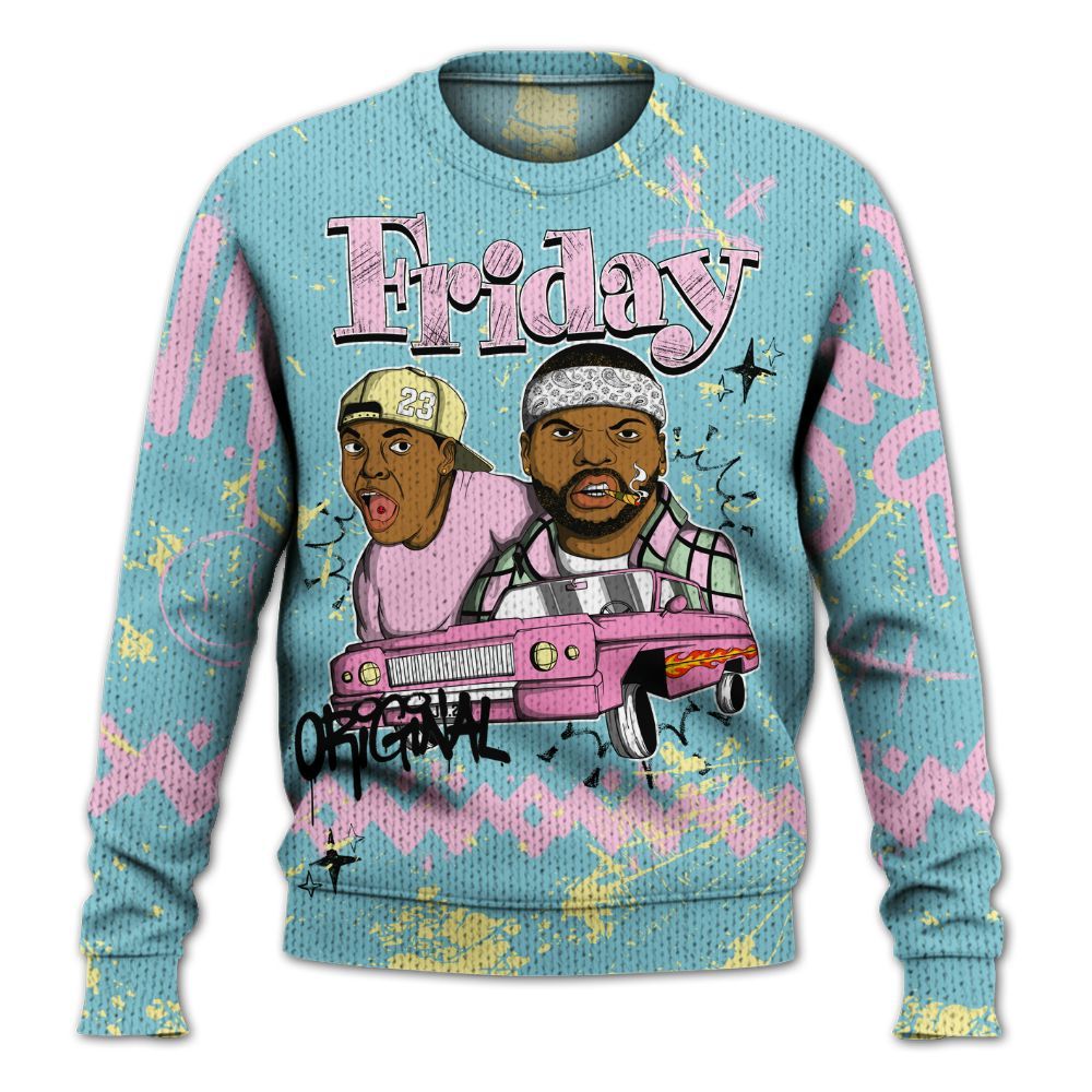 Knitted Sweater To Match SB Dunk Low Visty - Friday Sneaker Crayon