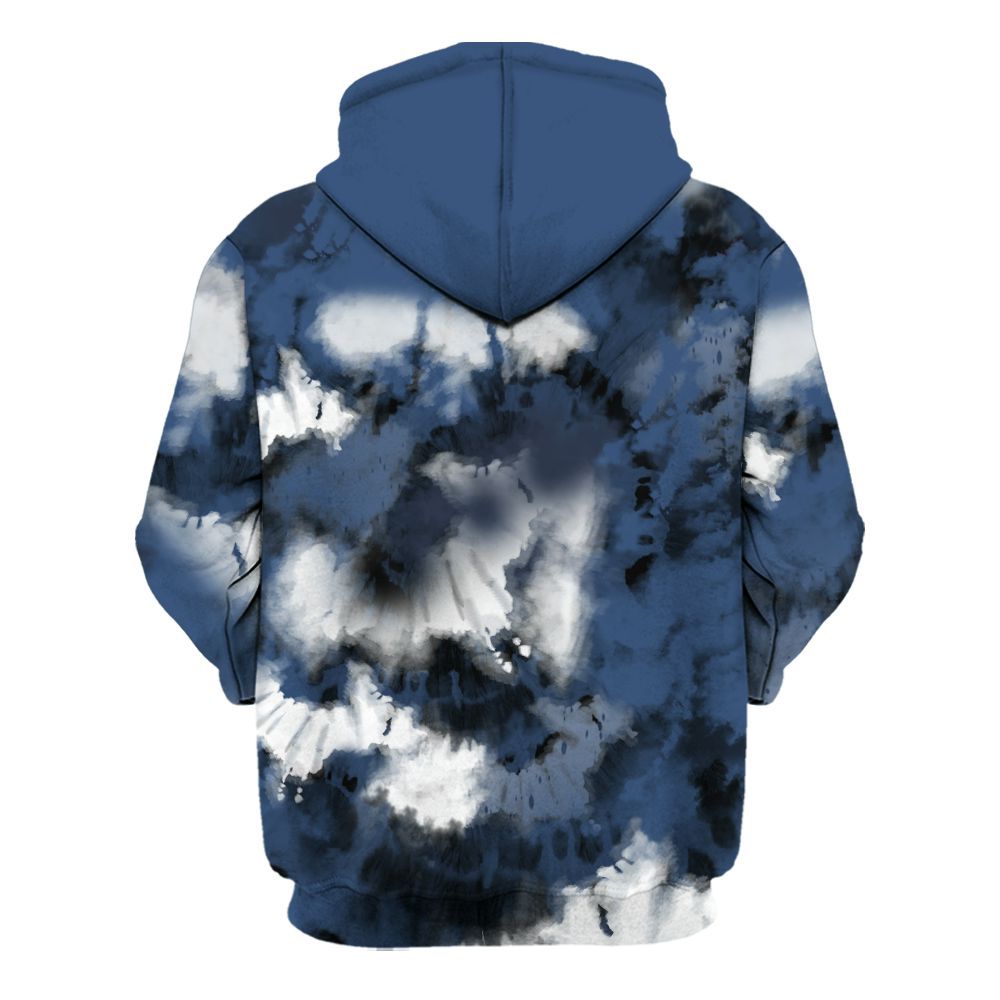 Hoodie To Match Midnight Navy 4s - SNEAKER Girl Money Drip Tie Dye All Over Print