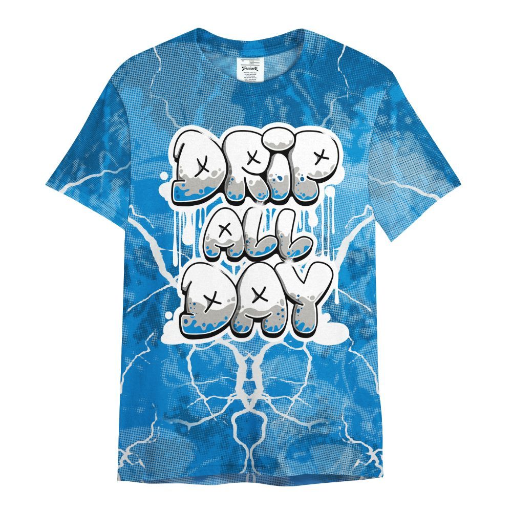 Shirt To Match Industrial Blue 4s - DRIPPIN Days Graphic Halloween All Over Print