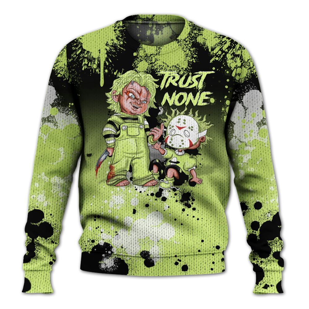 Knitted Sweater To Match Air Max SNDR Volt - Trust No One Scary