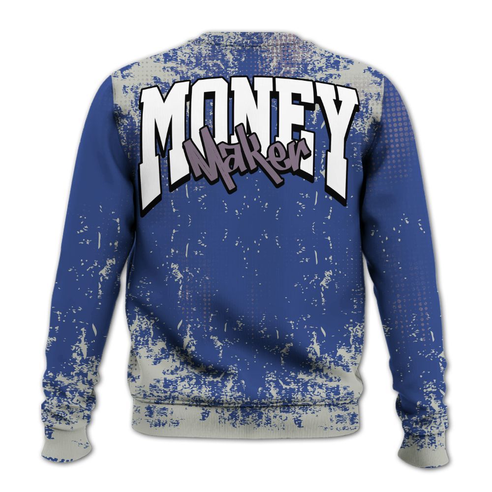 Sweatshirt To Match Low OG Voodoo Alternate 1s - Move In Silence Money Street Retro All Over Print