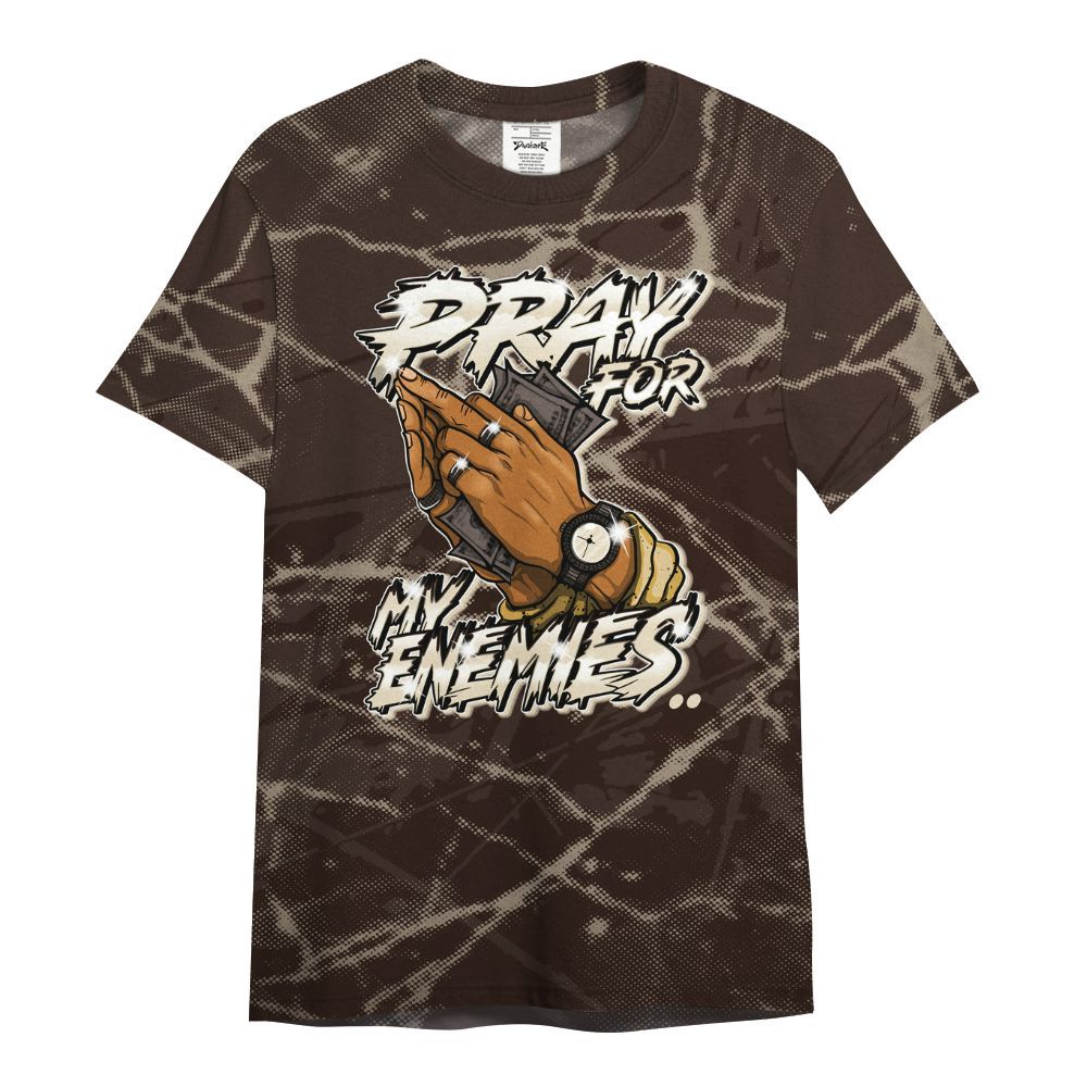 Shirt To Match 2025 Retro Earth 5s - Prayed For Enemies Graphic All Over Print