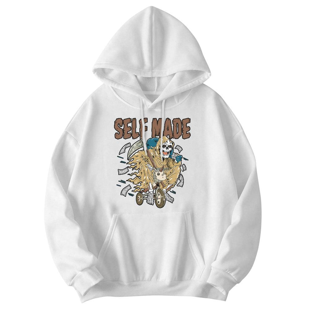 Sweatshirt To Match Retro Cacao Wow 4s - Self Make Skeleton Graphic