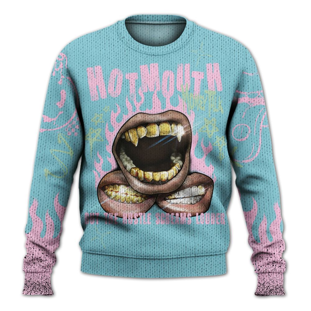 Knitted Sweater To Match SB Dunk Low Visty - Mouth Burning Street Style