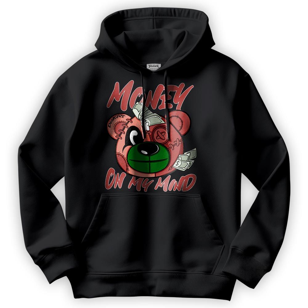 Sweatshirt To Match Dune Red 13s Hoodie - Money On My Mind Bear Hoodie Unisex 2904 NCMD
