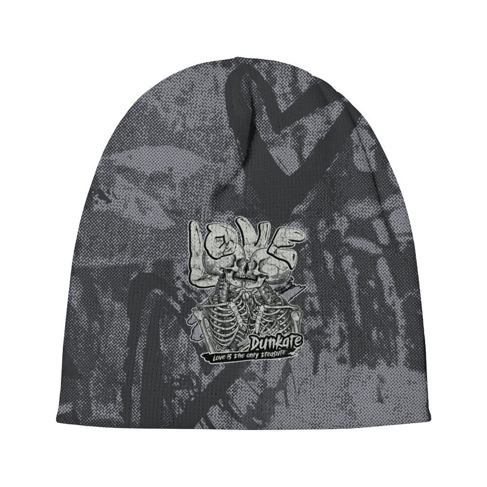Beanie Hat To Match Fear 4s - Skull Love Graphic