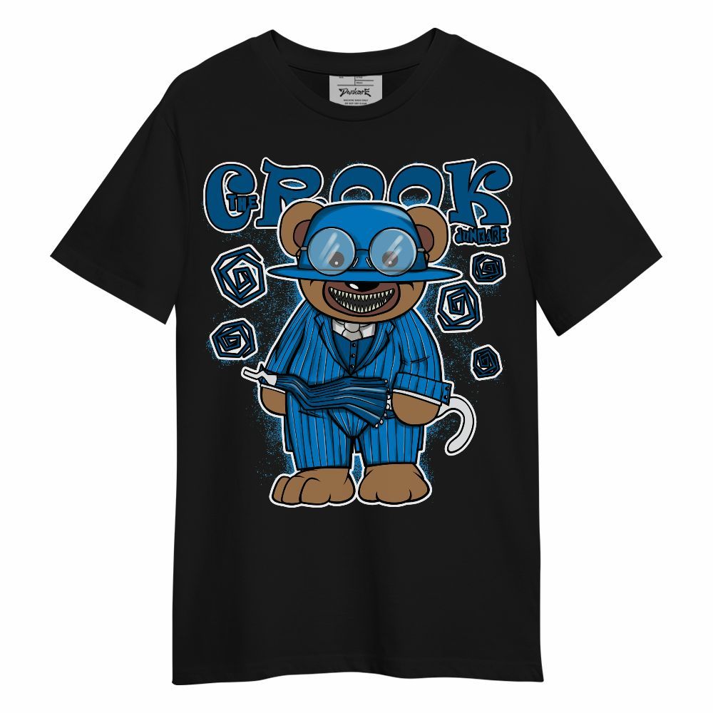 Shirt To Match Military Blue 4s - Swindler Bear Unisex Shirt