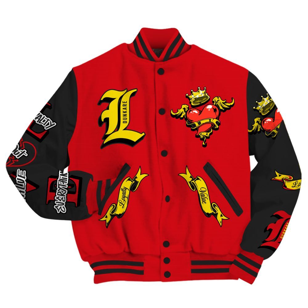 Varsity Jacket To Match Ferrari 14s - Loyalty Out Value Streetwear All Over Print