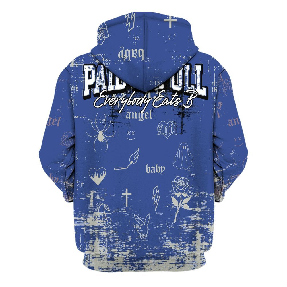 Hoodie To Match Low OG Voodoo Alternate 1s - Paid In Full Money Street Graphic All Over Print