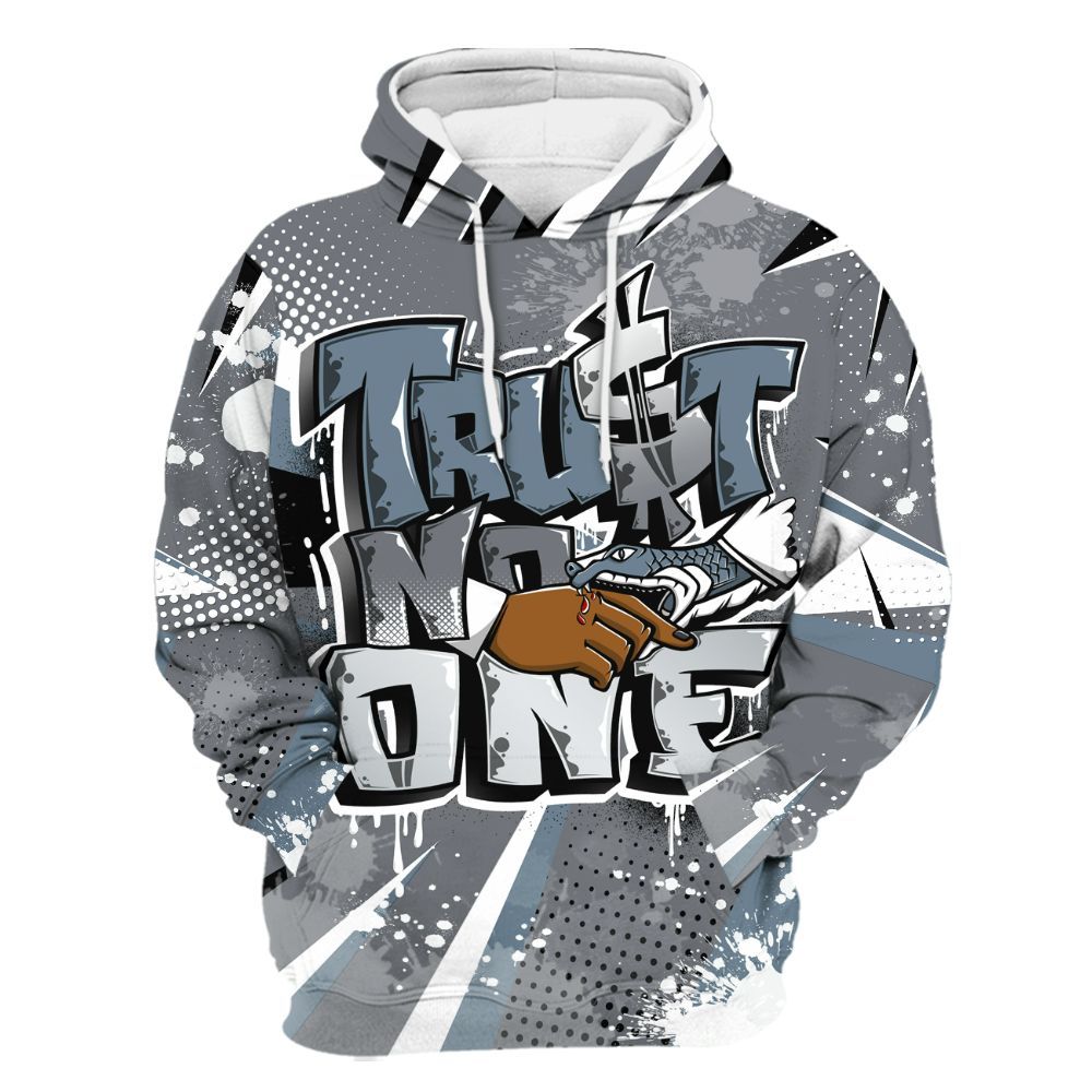 Hoodie To Match Air Max DN Silver Bullet - Poly Trust No One Dripping All Over Print