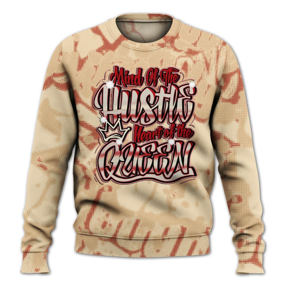 Sweatshirt To Match Dunk Low Strawberry Waffle - Hustles Heart Queens Street All Over Print