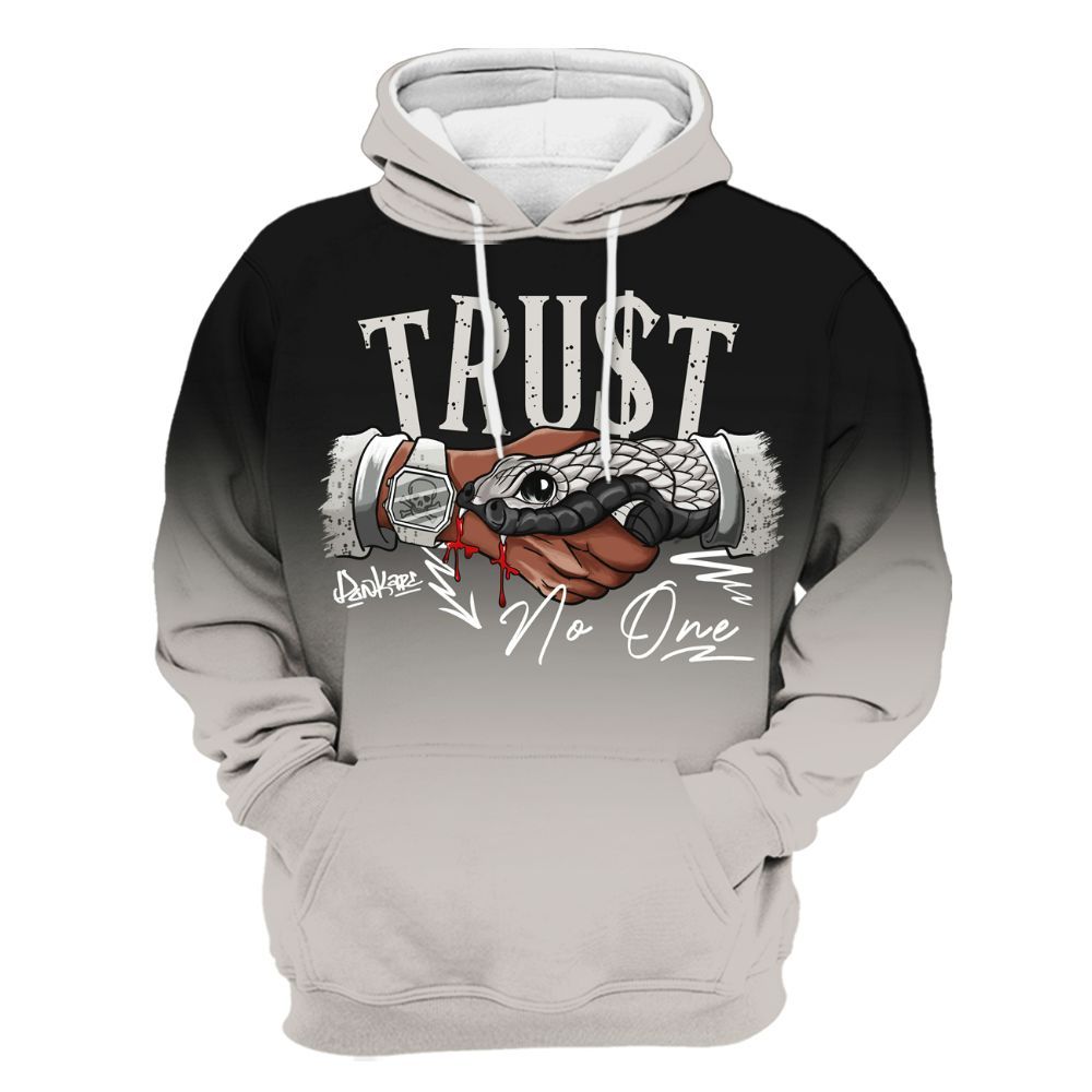 Hoodie To Match The Classic 40s - Trust No One Drip All Over Print