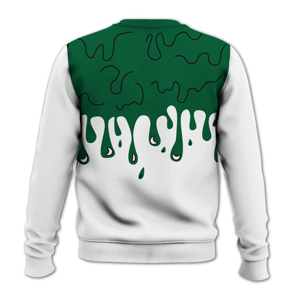 Sweatshirt To Match High Gorge Green 1s - Snake Trust No One Drip All Over Print