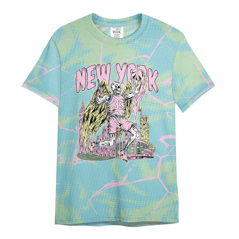 Shirt To Match SB Dunk Low Visty - Ewing Era Skeleton Crack All Over Print