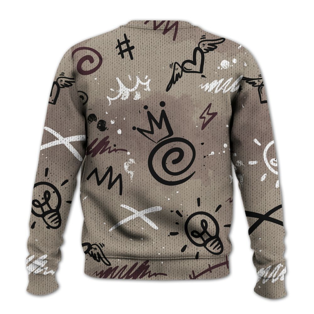 Knitted Sweater To Match AMM Retro Phantom 4s - Drip Been Di2ferent