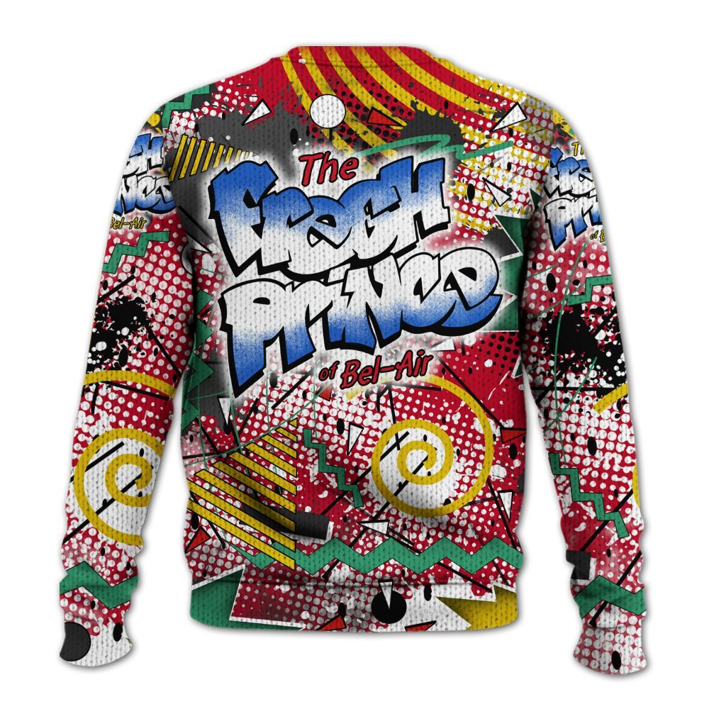 Sweater To Match Miro 7s - Fresh Sneaker 90s Graphic