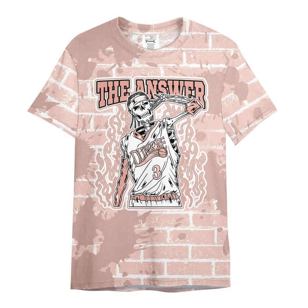 Shirt To Match Low Legend Pink 11s - Allen Answer Skeleton Brick All Over Print