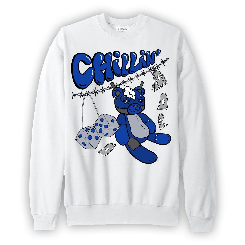 Sweatshirt To match Air Foamposite One Royal Sweatshirt - Chillin Hugz Graphic