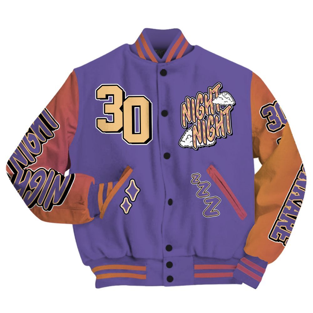 Varsity Jacket To Match Book Sunset 1s - Seeya Skeleton All Over Print