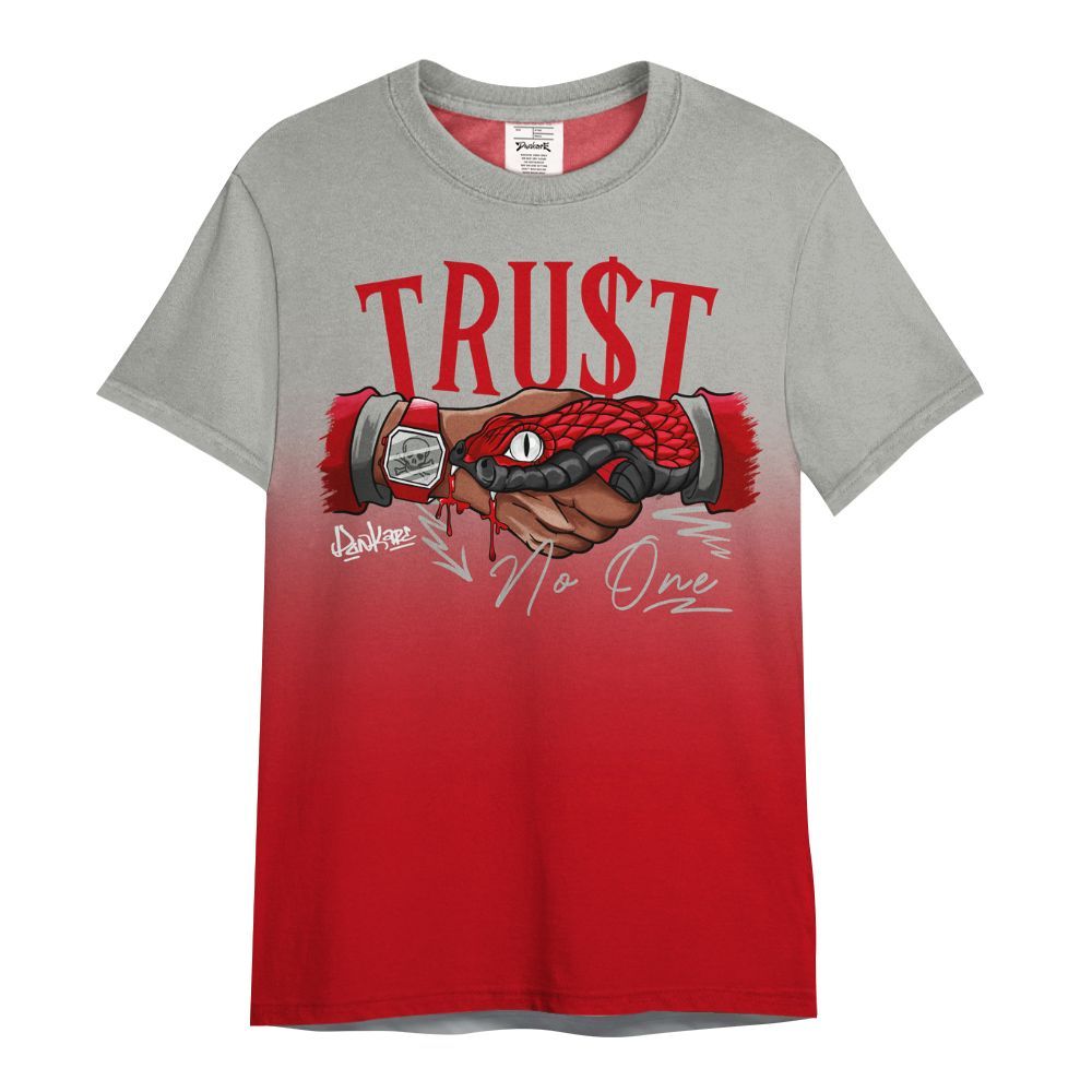 Shirt To Match Air Griffey Max Gray Reds 1s - Snake Trust No One Drip All Over Print