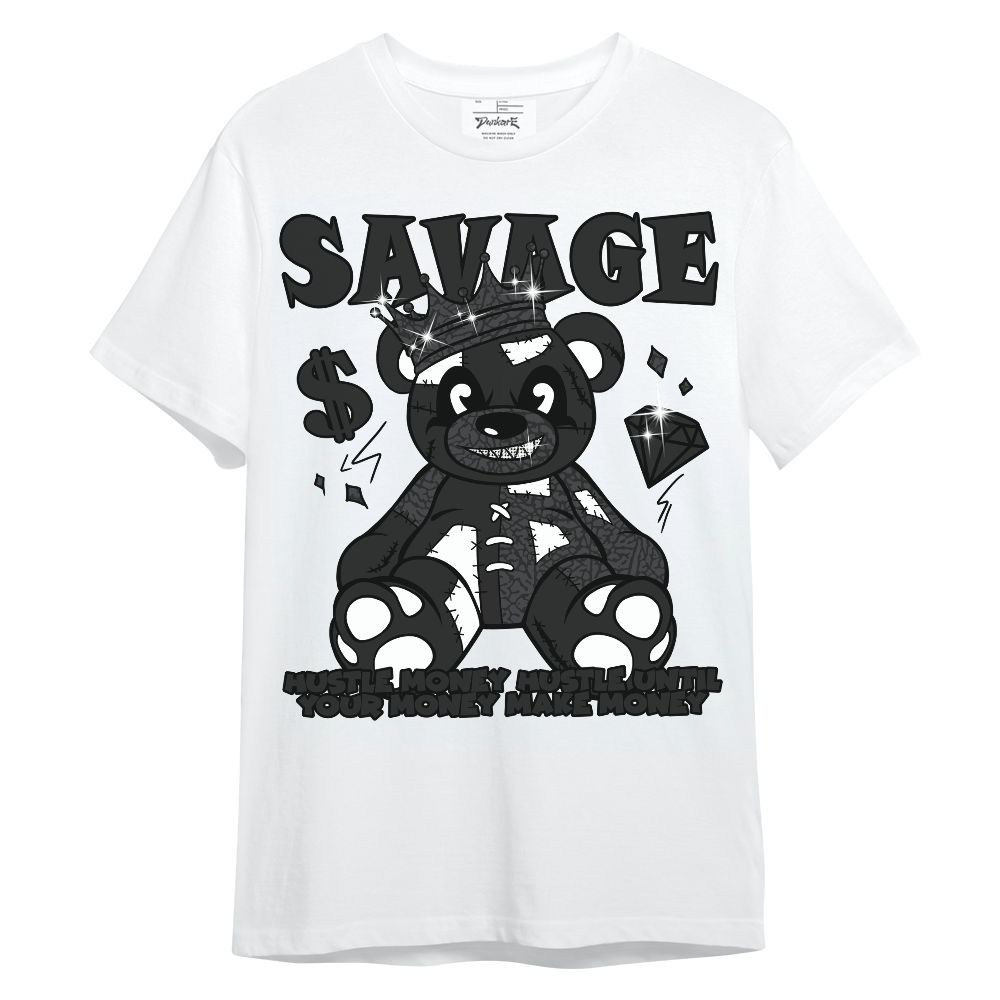 Shirt To Match Black Cat 3s - Savages Bear Unisex Shirt