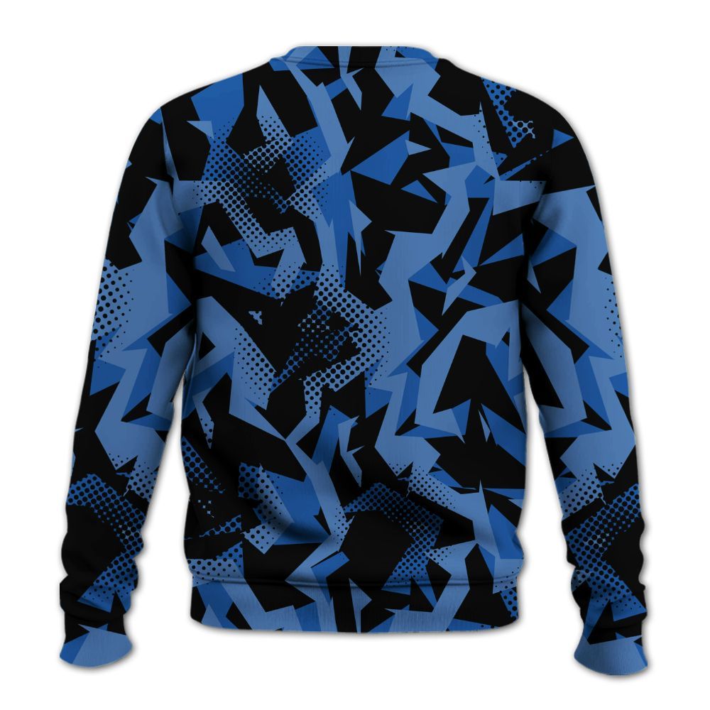 Sweatshirt To Match Low Space Royal 11s - Having Money Isn't Everthing Retro All Over Print
