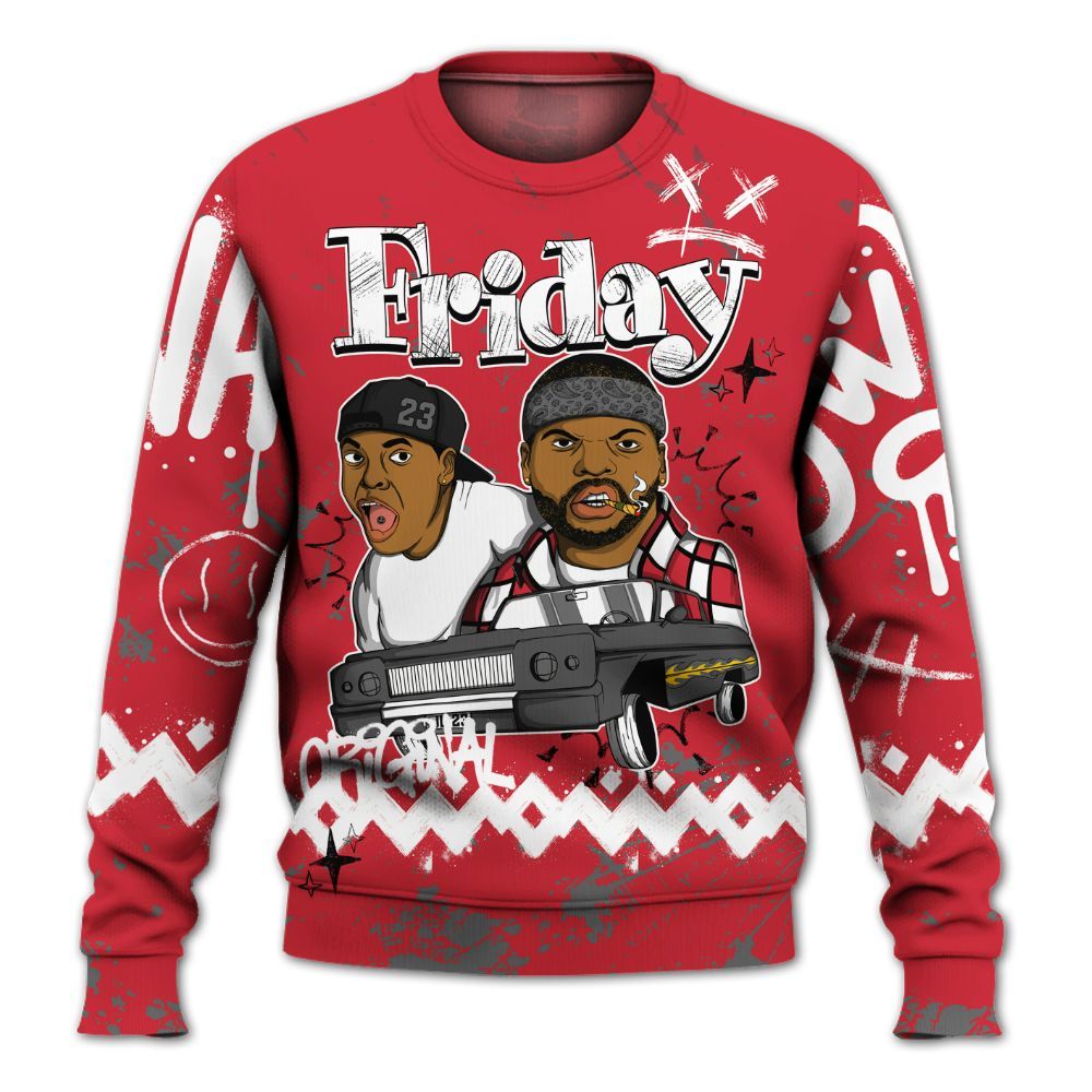 Sweatshirt To Match Bunny 2025 8s - Friday Sneaker Crayon All Over Print