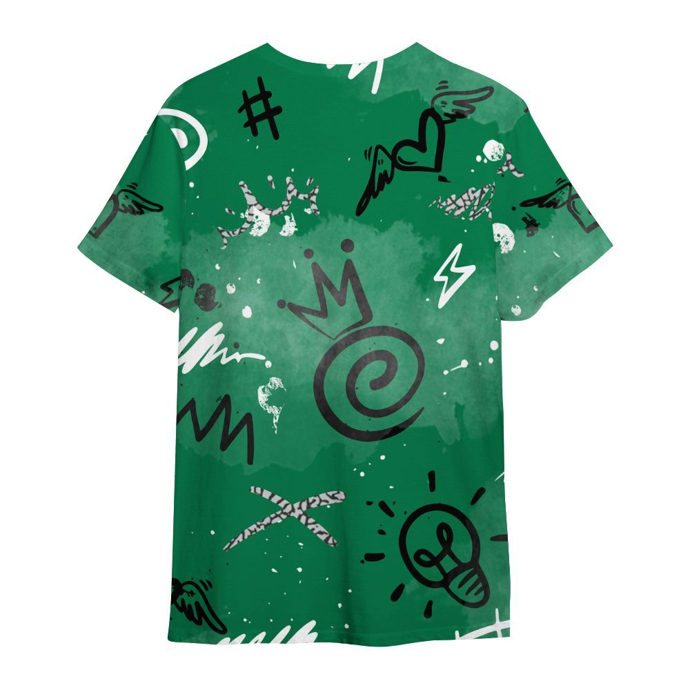 Shirt To Match Pine Green 3s - Drip Been Di2ferent All Over Print