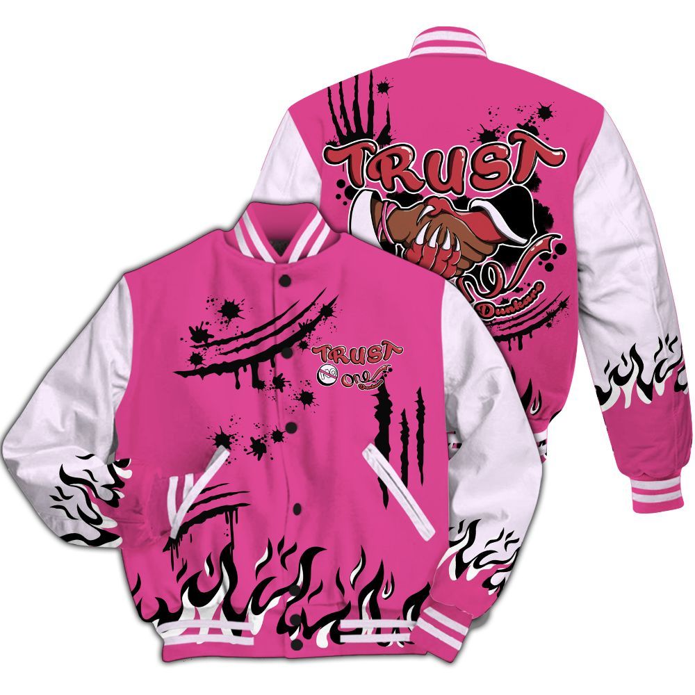 Varsity Jacket To Match KD 4 Aunt Pearl - Graphic Trust No One All Over Print