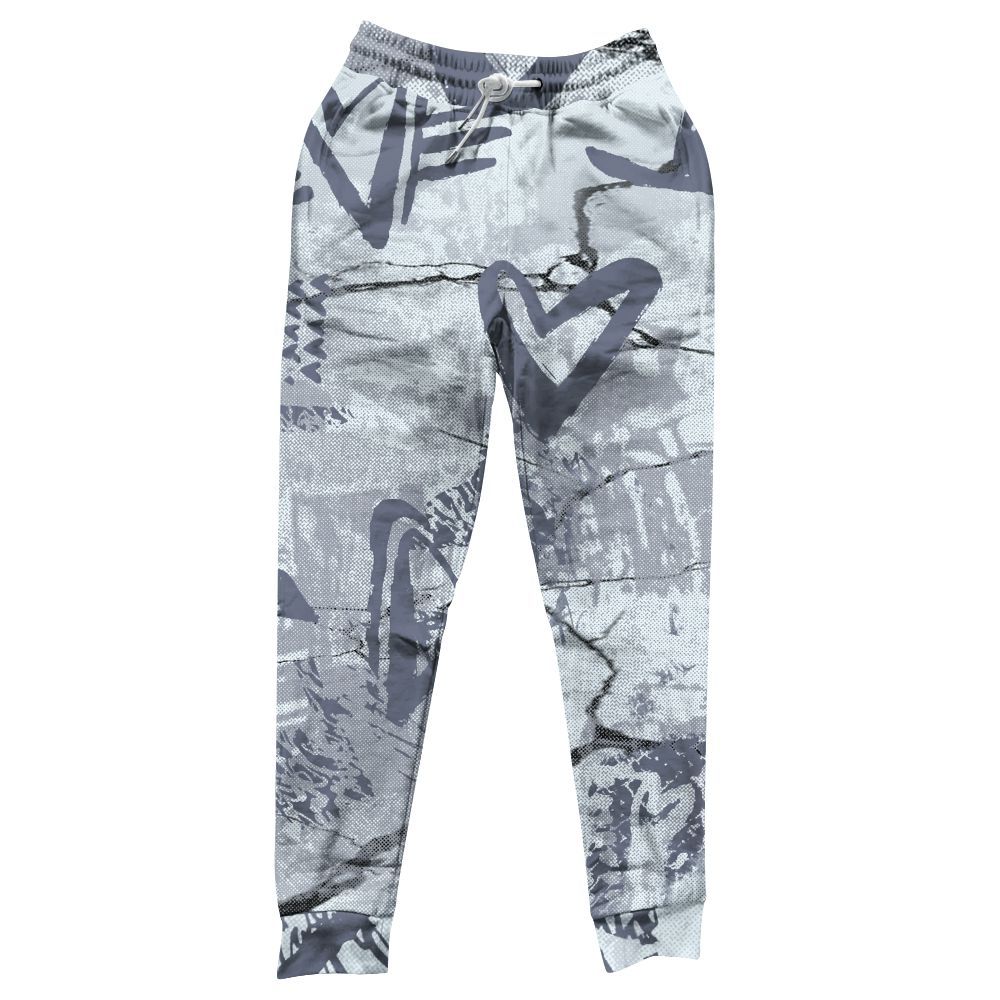 Sweatpant To Match Air Foamposite Jin Kazama - Heart Grunge All Over Print