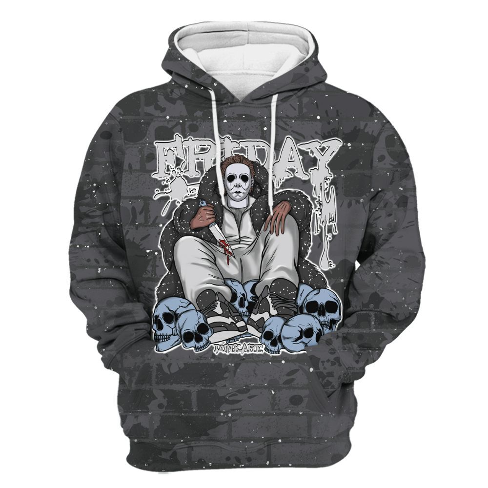 Hoodie To Match Reverse Oreo 6s - Friday Brick All Over Print