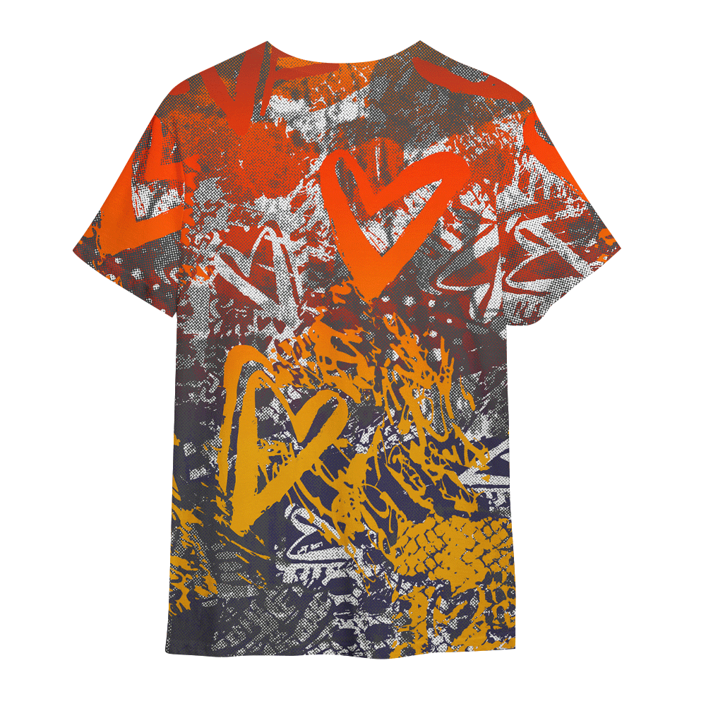 Shirt To Match Rio 3s - Kiss My Hugz Heart Grunge Graphics Shirt Unisex