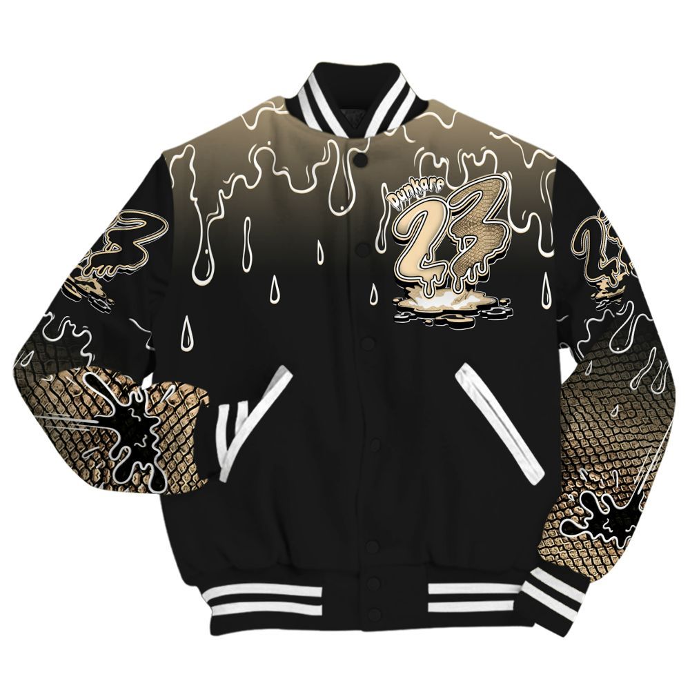 Varsity Jacket To Match Kobe 9 EM Mambacita - Custom Name 23 Drip Sludges All Over Print