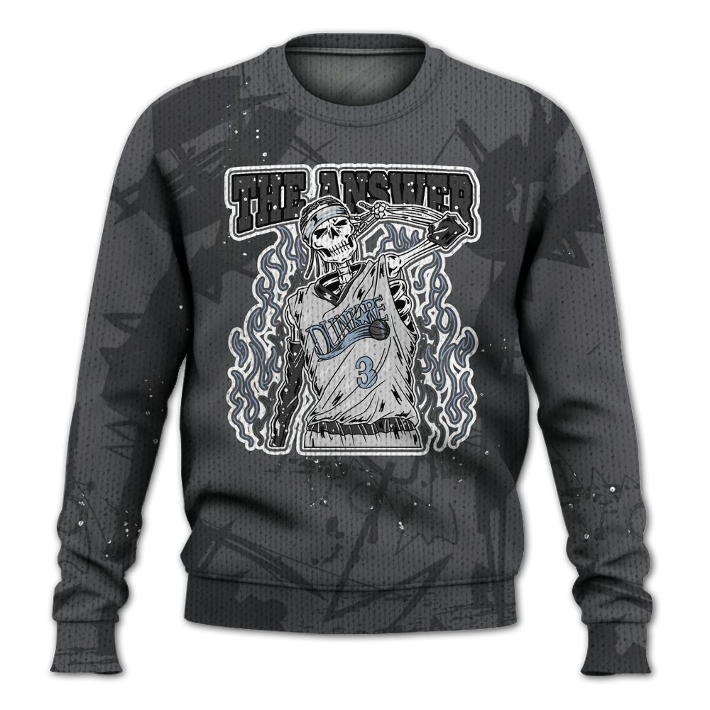 Knitted Sweater To Match Reverse Oreo 6s - Allen Answer Skeleton Messyz