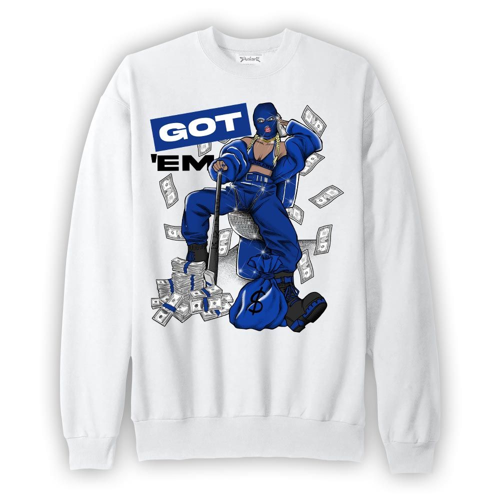 Sweatshirt To match Air Foamposite One Royal Sweatshirt - Got Em Unique Graphic