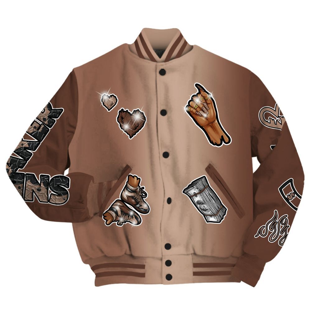 Varsity Jacket To Match KD 4 Christmas - Sneakerz Girlz All Over Print