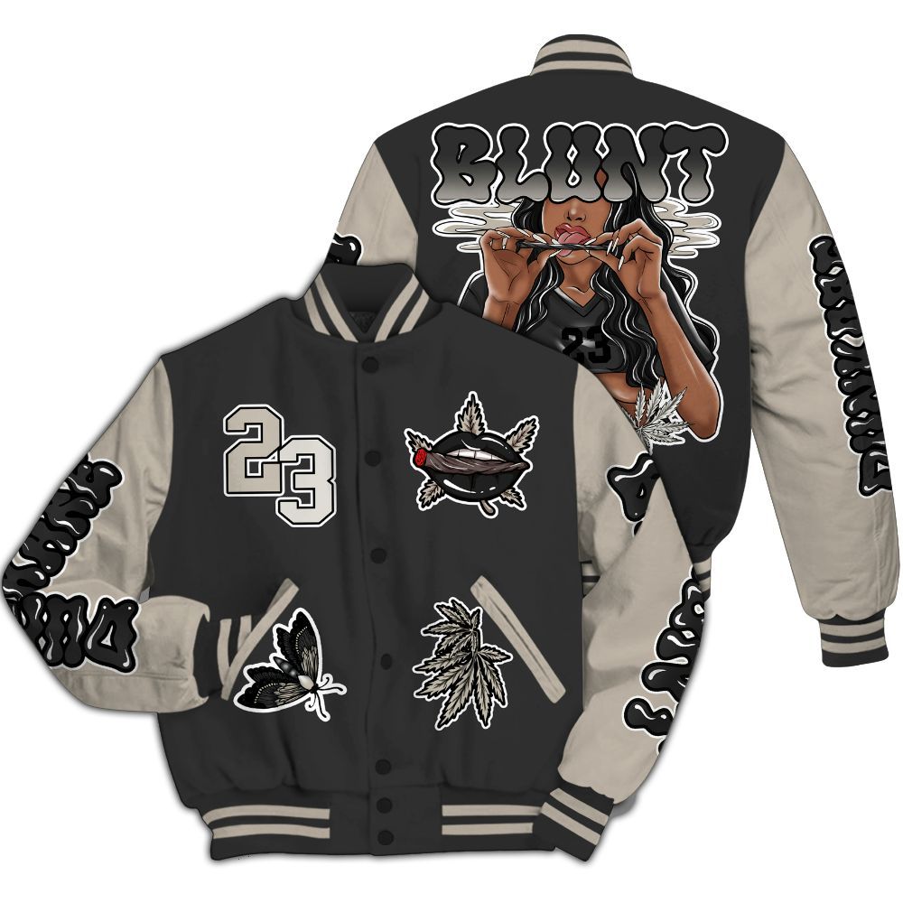 Varsity Jacket To Match RM Light Bone 4s - Bluntz Unique All Over Print