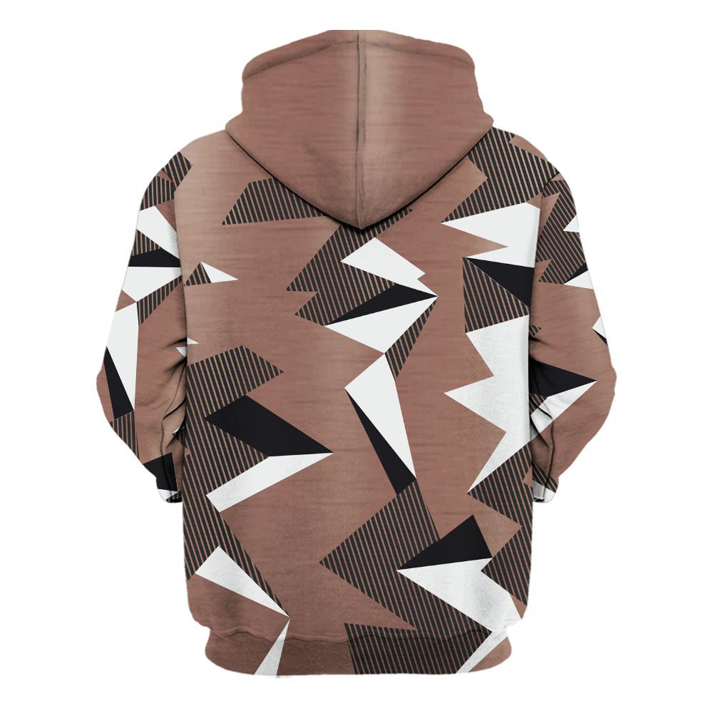 Hoodie To Match KD 4 Christmas - Geometric Camouflage Pattern All Over Print