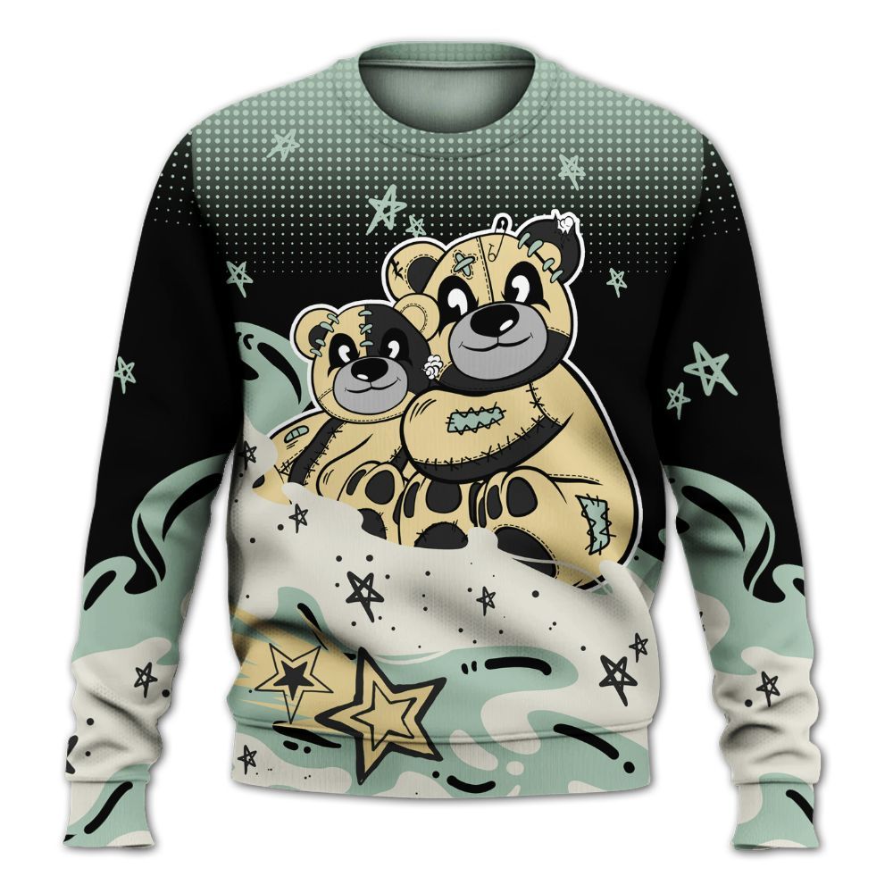 Sweatshirt To Match Joins Year Of The Snake 5s - Sincere Fondness Bear Stars All Over Print