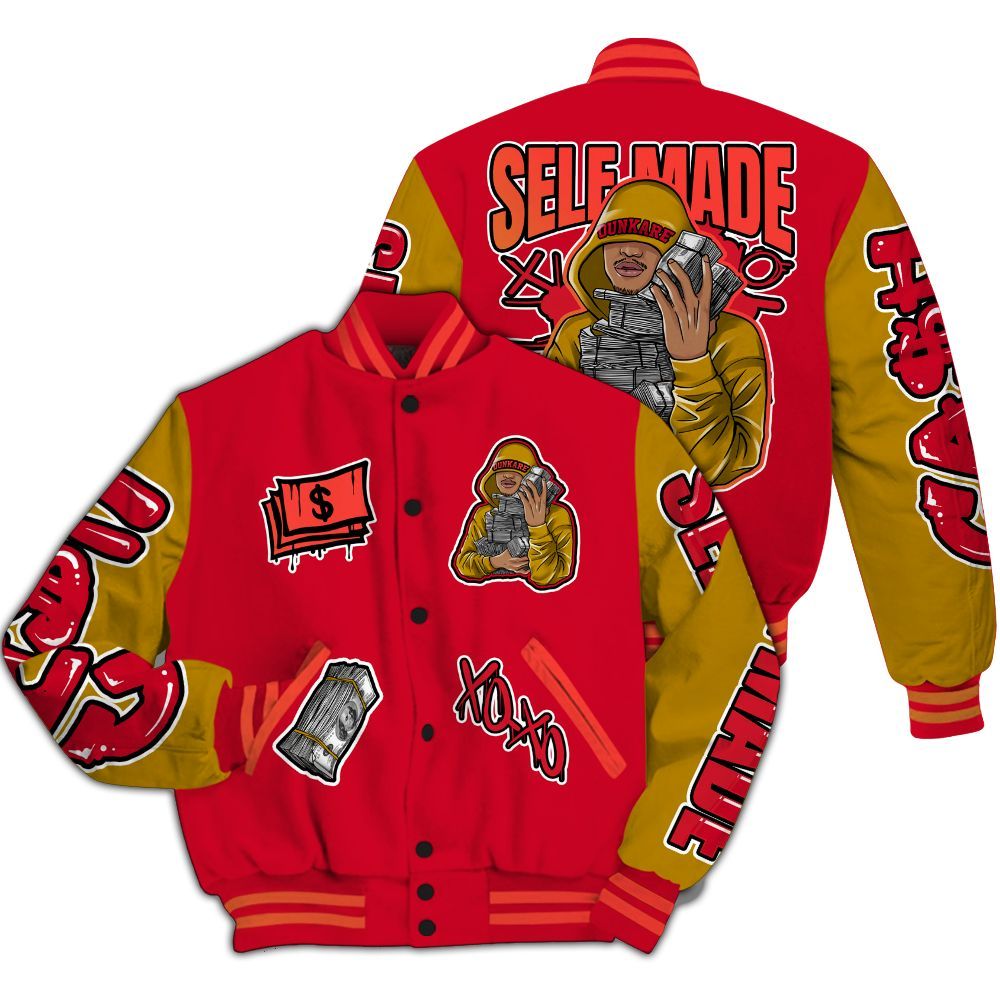 Varsity Jacket To Match Ja 3 Raptor - Selfmade Unique All Over Print