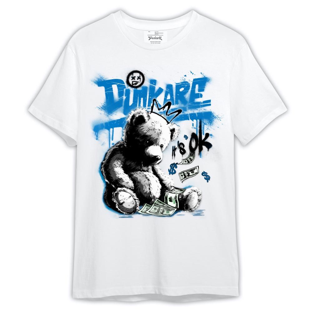 Shirt To Match Industrial Blue 4s - Bear It's OK Shirt Outfit Military Blue 4s 1305 HDT