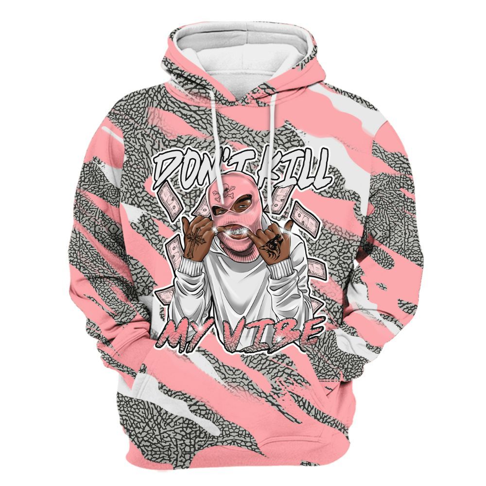 Hoodie To Match Retro Wings 3s - Vibe.Unique Colored All Over Print