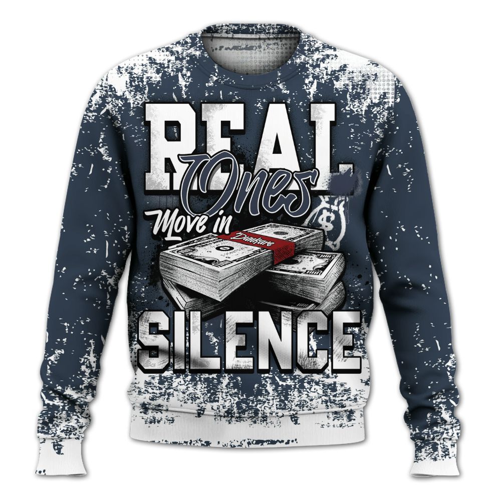 Sweatshirt To Match Retro Olympic 6s - Move In Silence Money Street Retro All Over Print