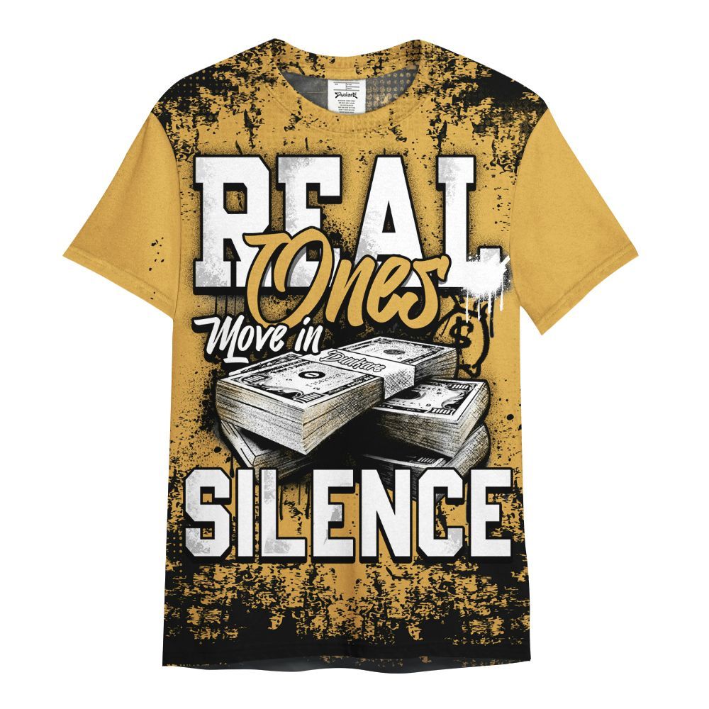 Shirt To Match Low OG Rookie Of The Year 1s - Move In Silence Money Street Retro All Over Print