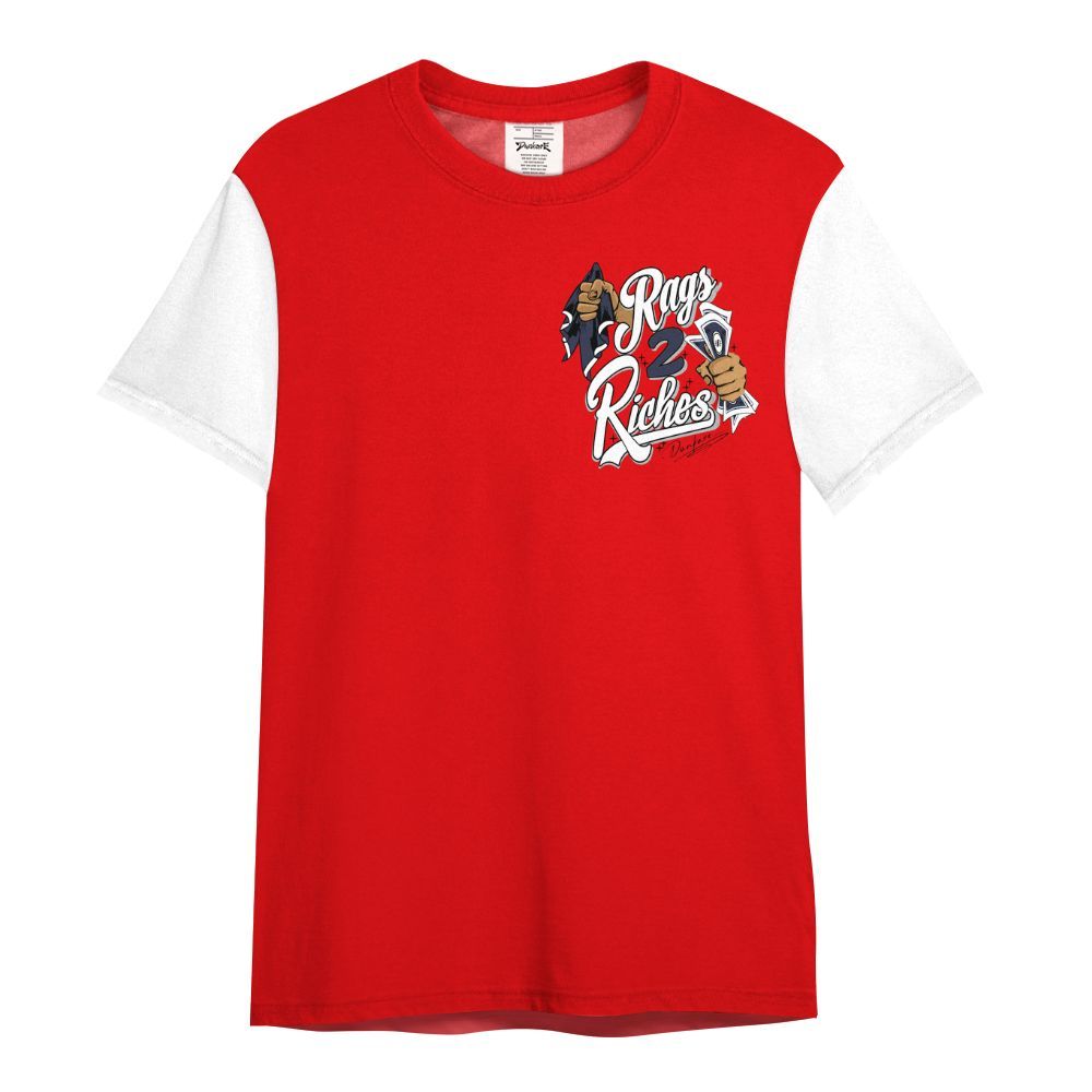 Shirt To Match Low OG Howard Bison 1s Varsity Jacket, Custom Name Rag 2 Riches All Over Print