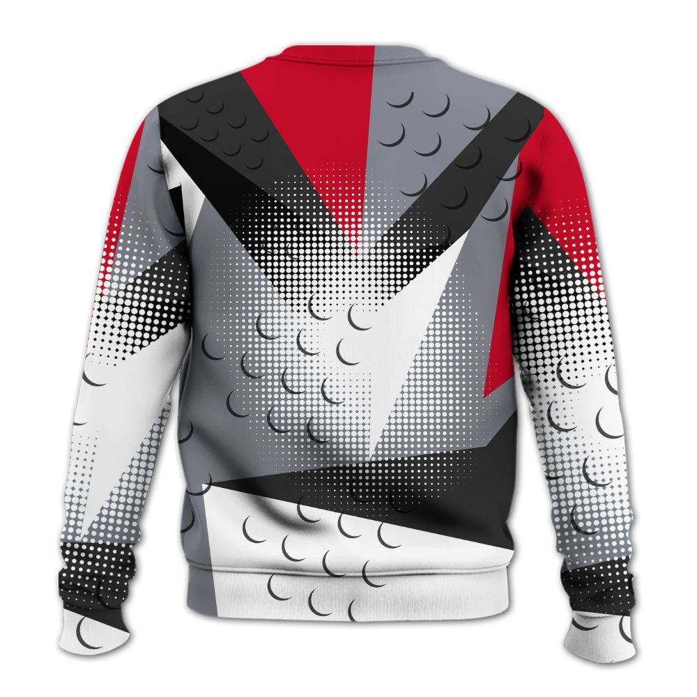 Sweatshirt To Match Retro Black Flint 13s - Poly Custom Name Number 23 5s All Over Print