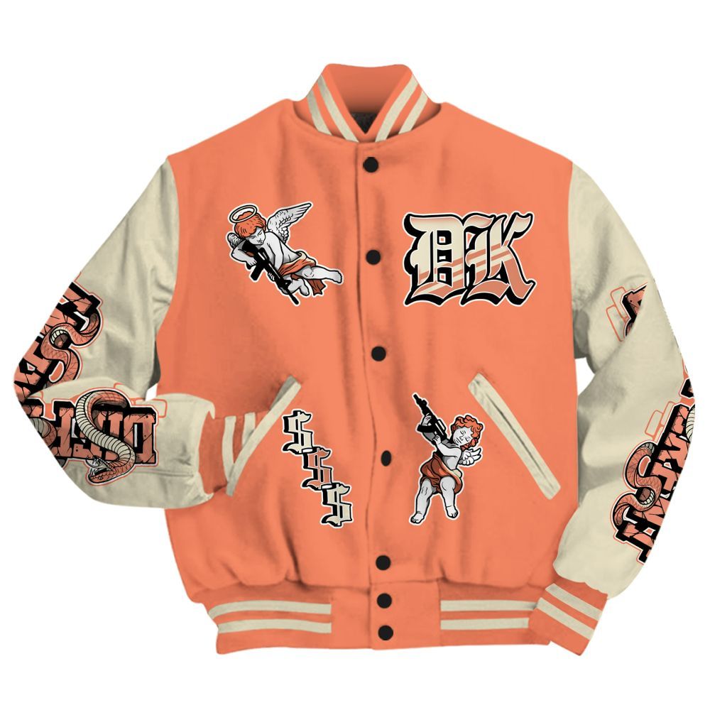 Varsity Jacket To Match DJ Khaled Crimson Bliss 5s - To Different Graphic Basketball Varsity Jacket All Over Print