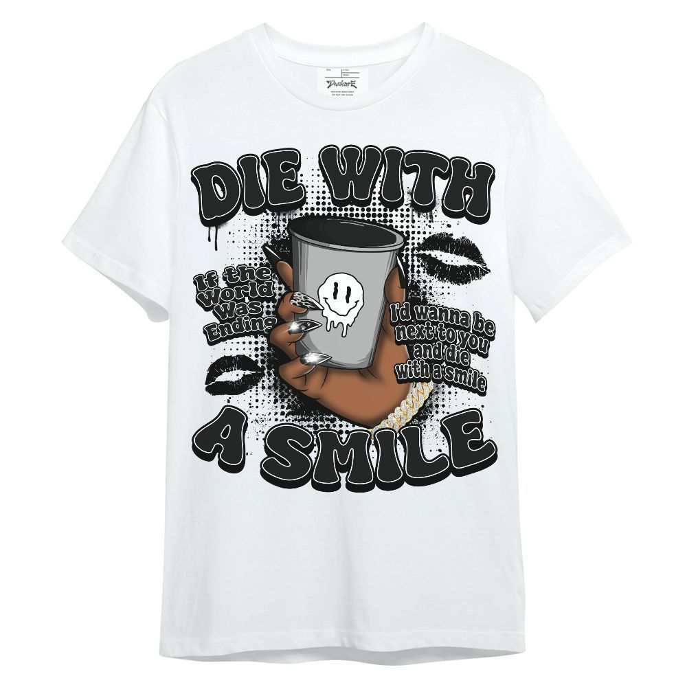 Shirt To Match NOCTA Black 2s - Die With A Smile Graphic Unisex Shirt